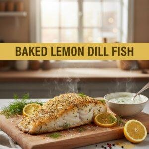 Baked Lemon Dill Fish