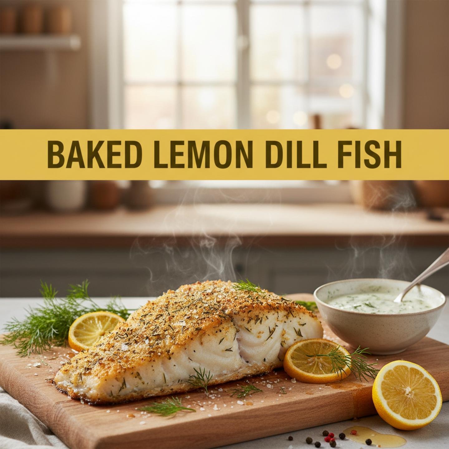 Baked Lemon Dill Fish