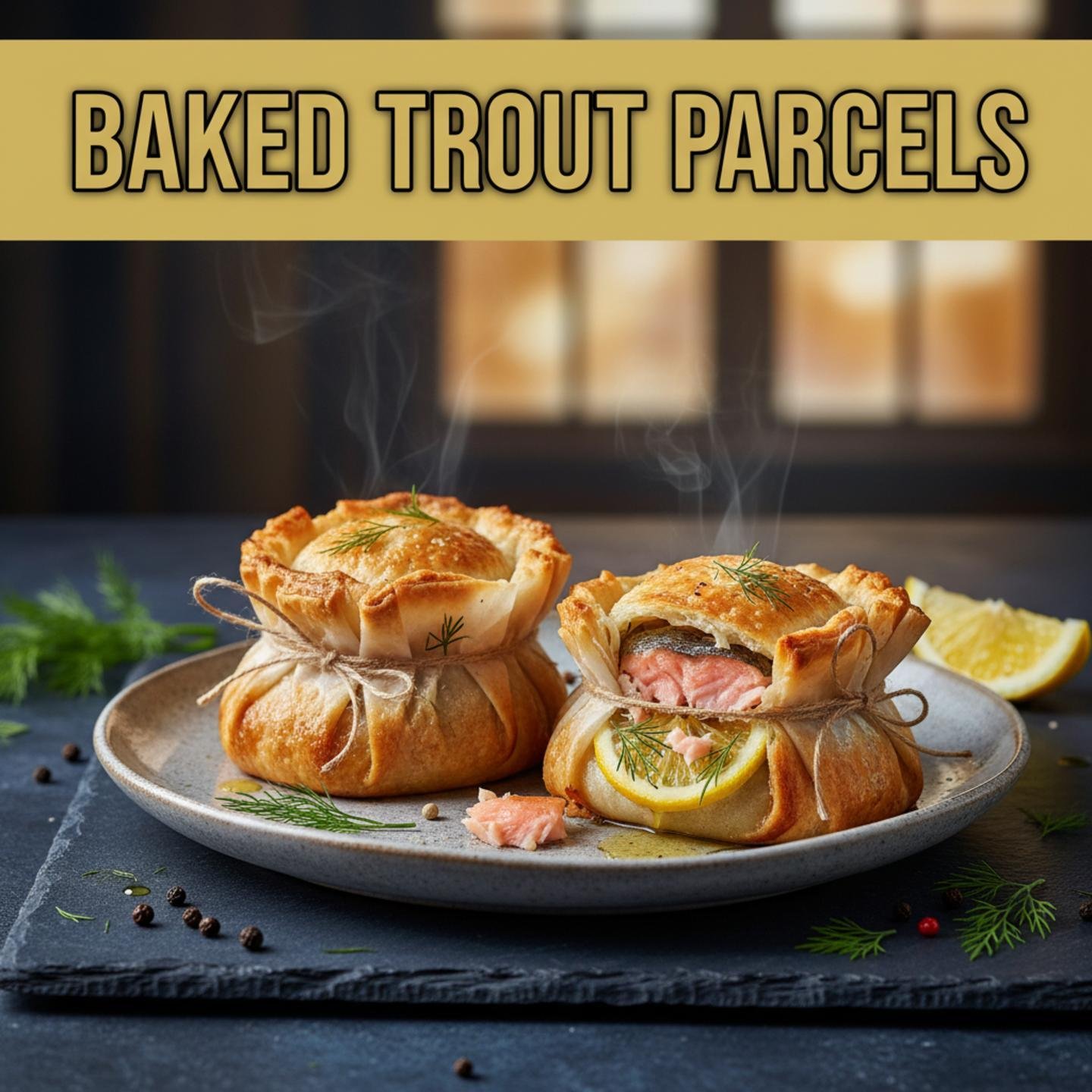 Baked Trout Parcels