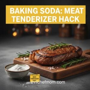 Baking Soda: Meat Tenderizer Hack