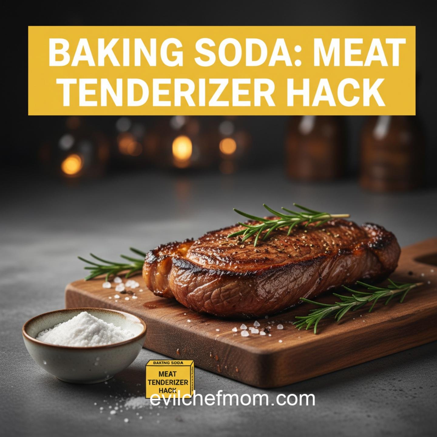 Baking Soda: Meat Tenderizer Hack