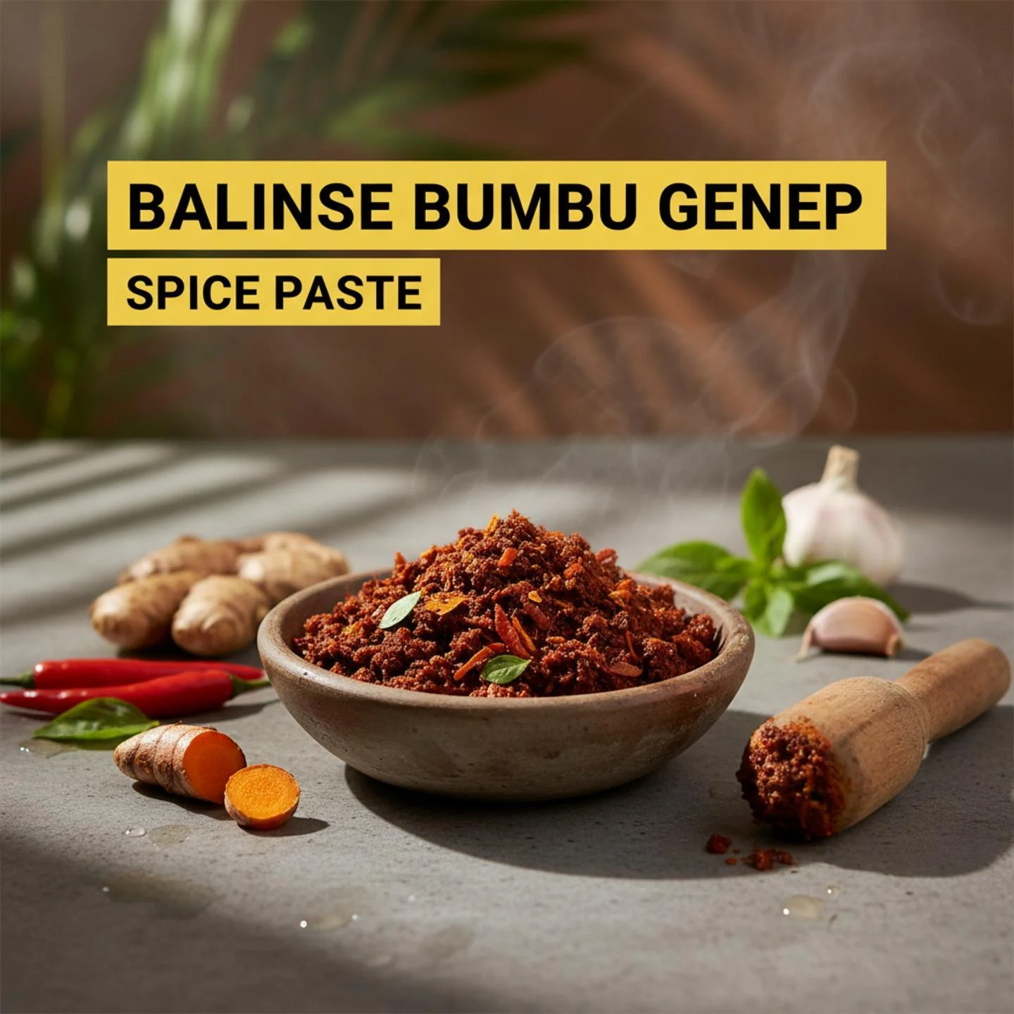 Balinese Bumbu Genep: Spice Paste