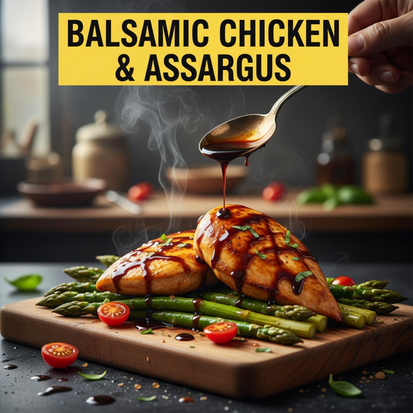 Balsamic Chicken & Asparagus