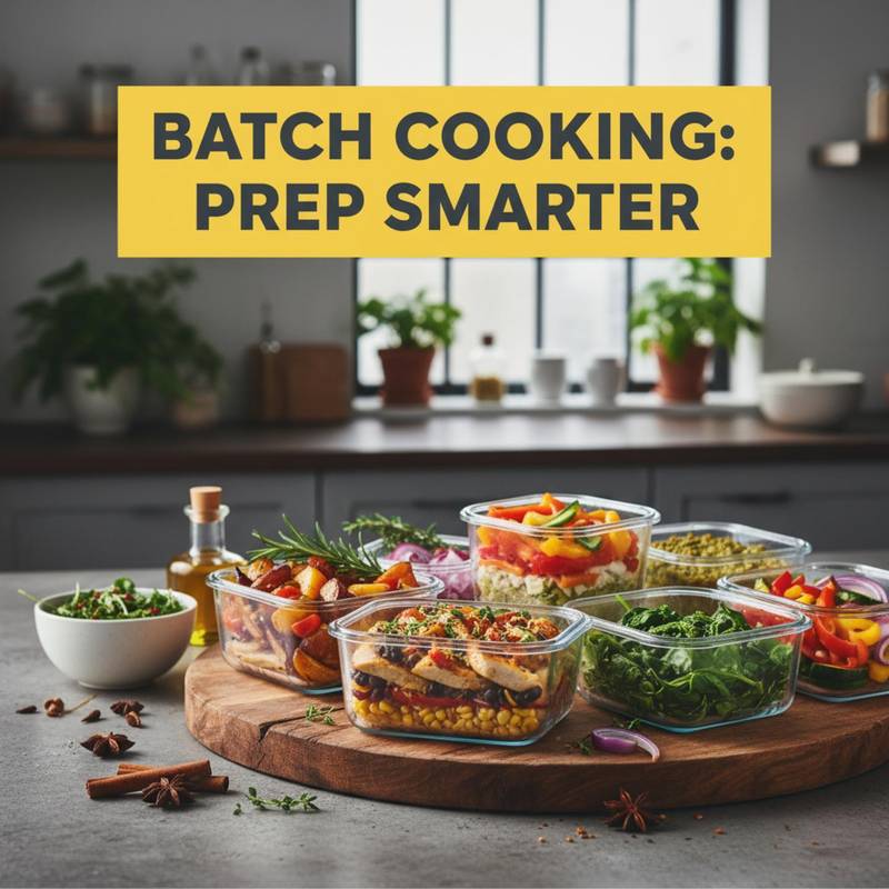 Batch Cooking: Prep Smarter