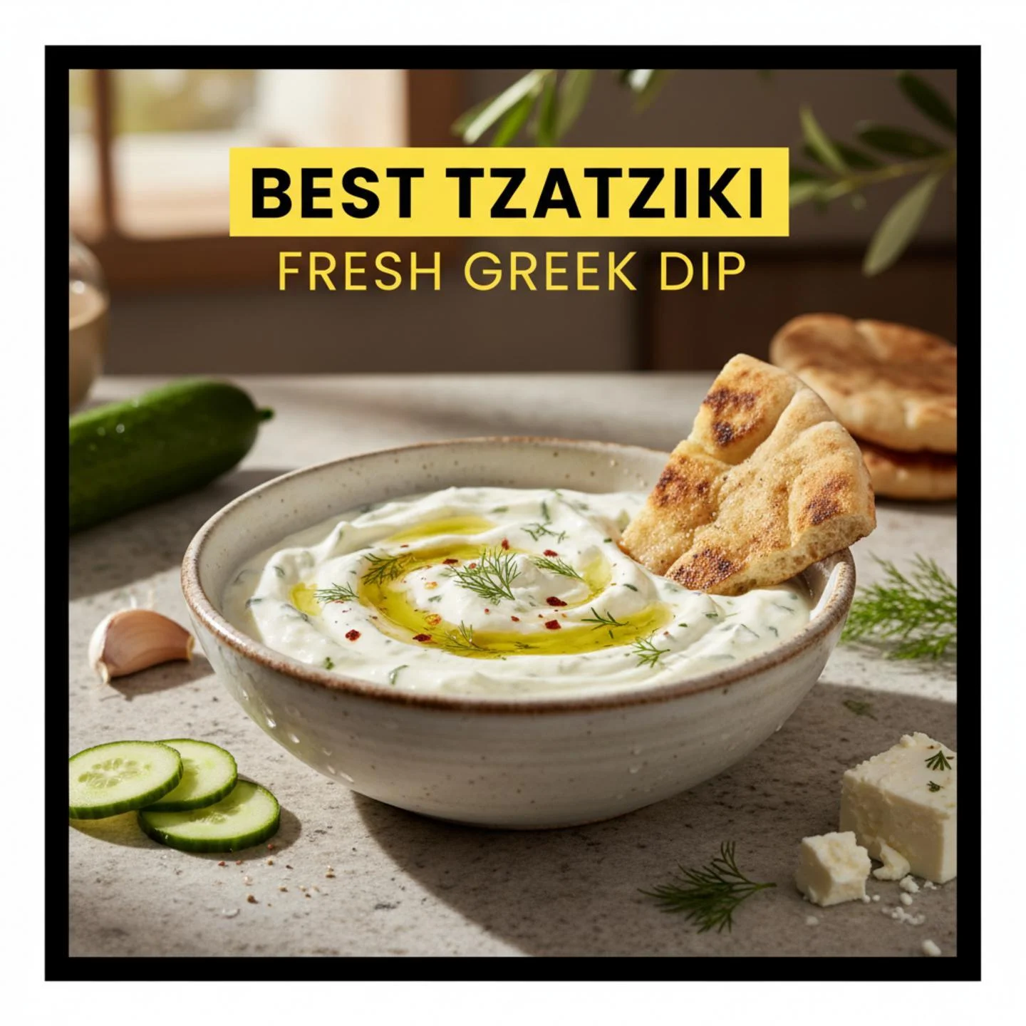 Best Tzatziki: Fresh Greek Dip