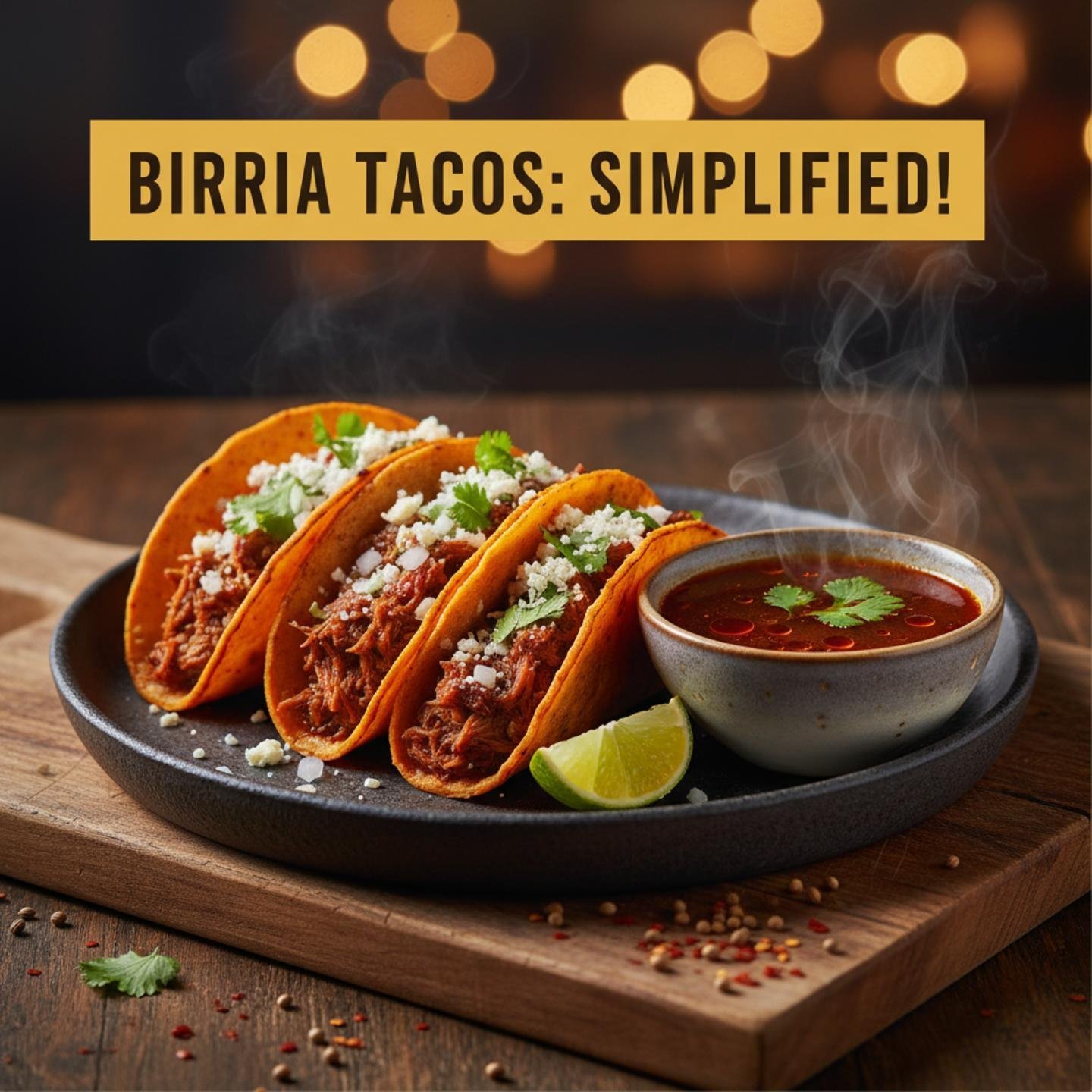 Birria Tacos: Simplified!