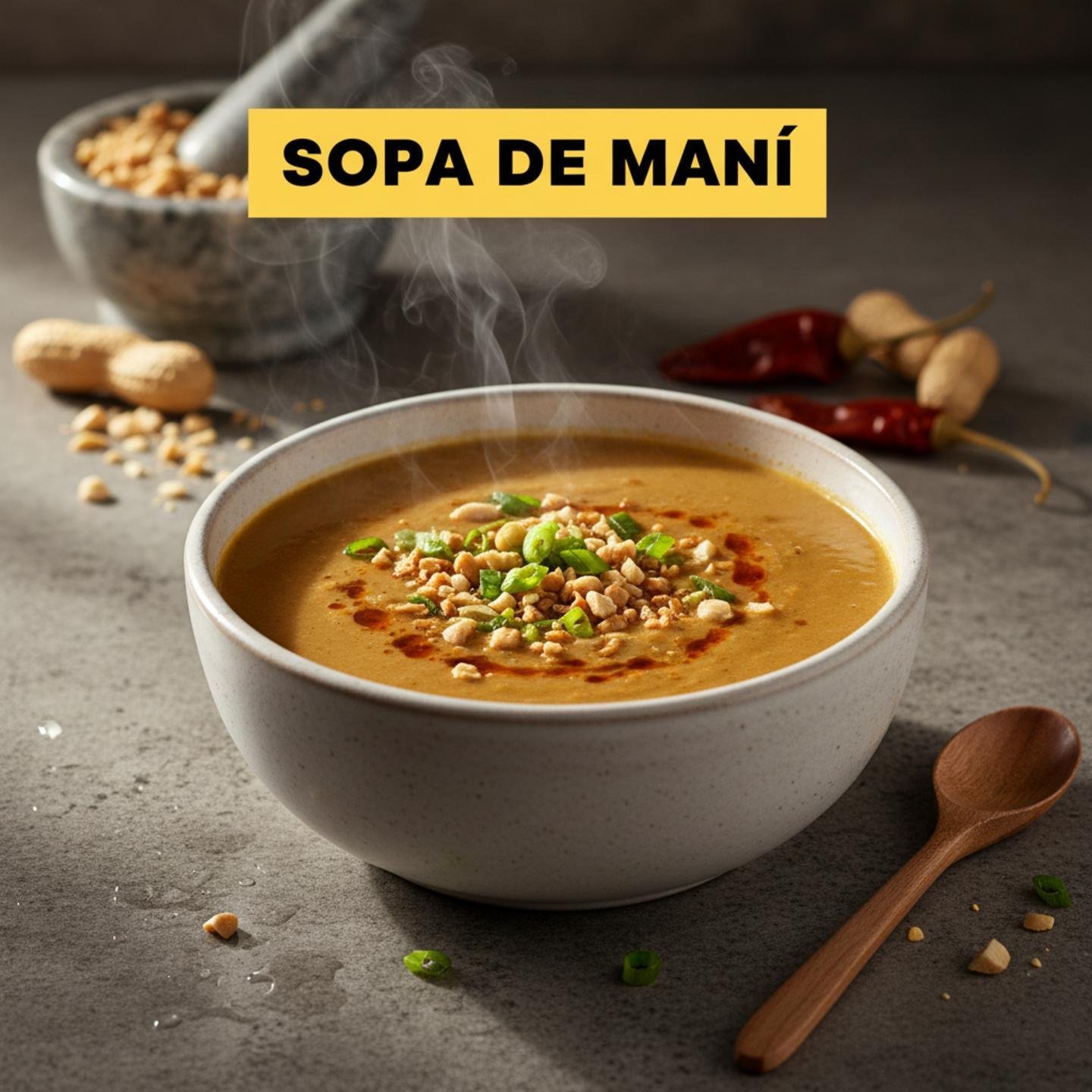 Bolivian Peanut Soup (Sopa de Maní)