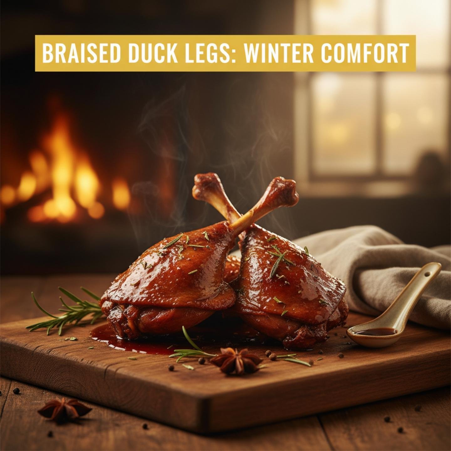 Braised Duck Legs: Winter Comfort