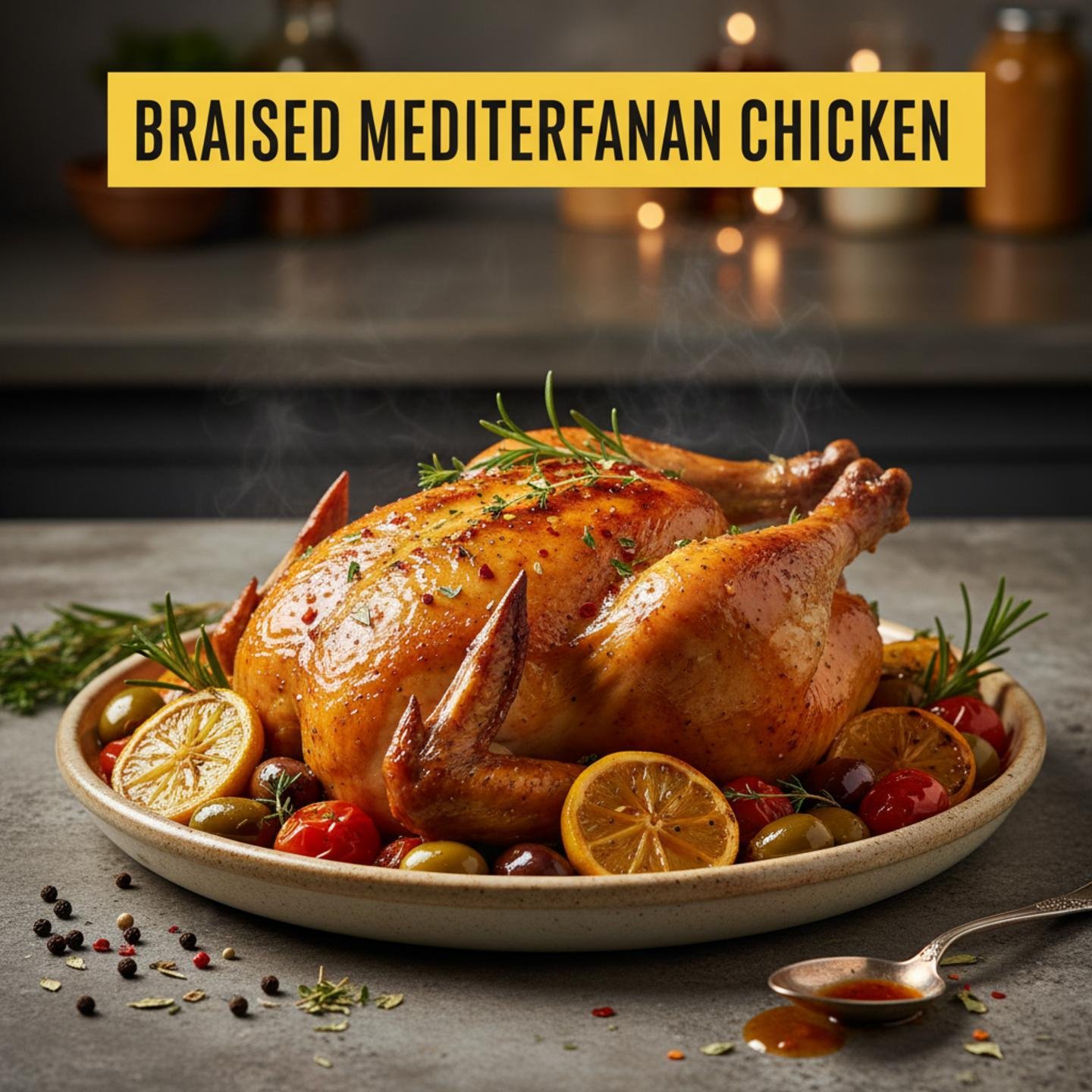 Braised Mediterranean Chicken
