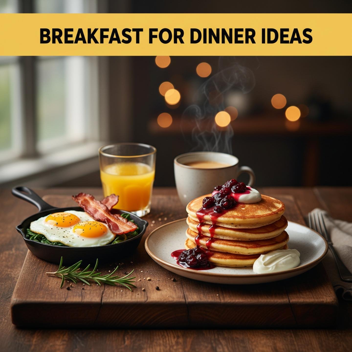 Breakfast for Dinner Ideas