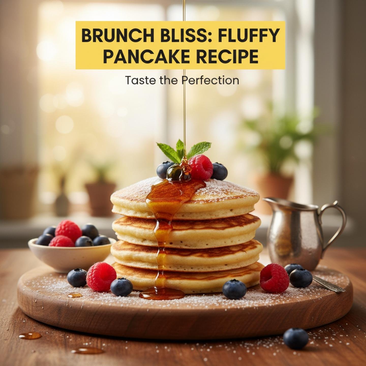 Brunch Bliss: Fluffy Pancake Recipe