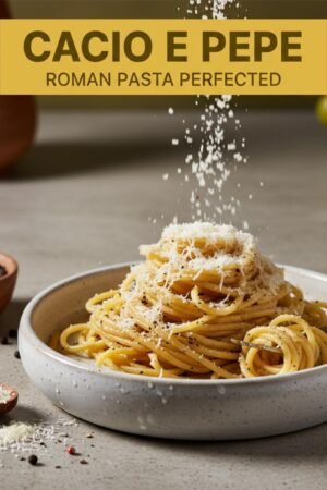 Cacio e Pepe: Roman Pasta Perfected