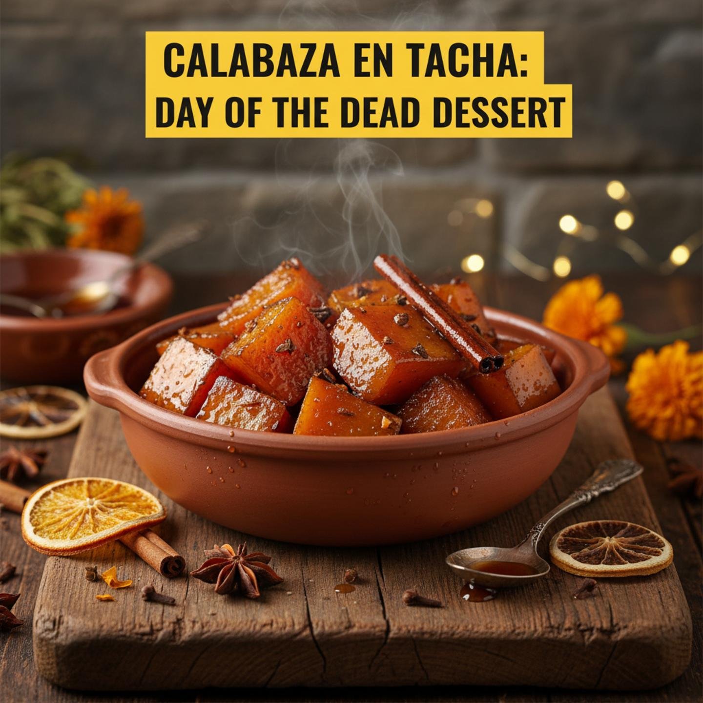 Calabaza en Tacha: Day of the Dead Dessert