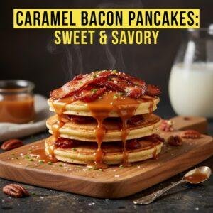 Caramel Bacon Pancakes: Sweet & Savory