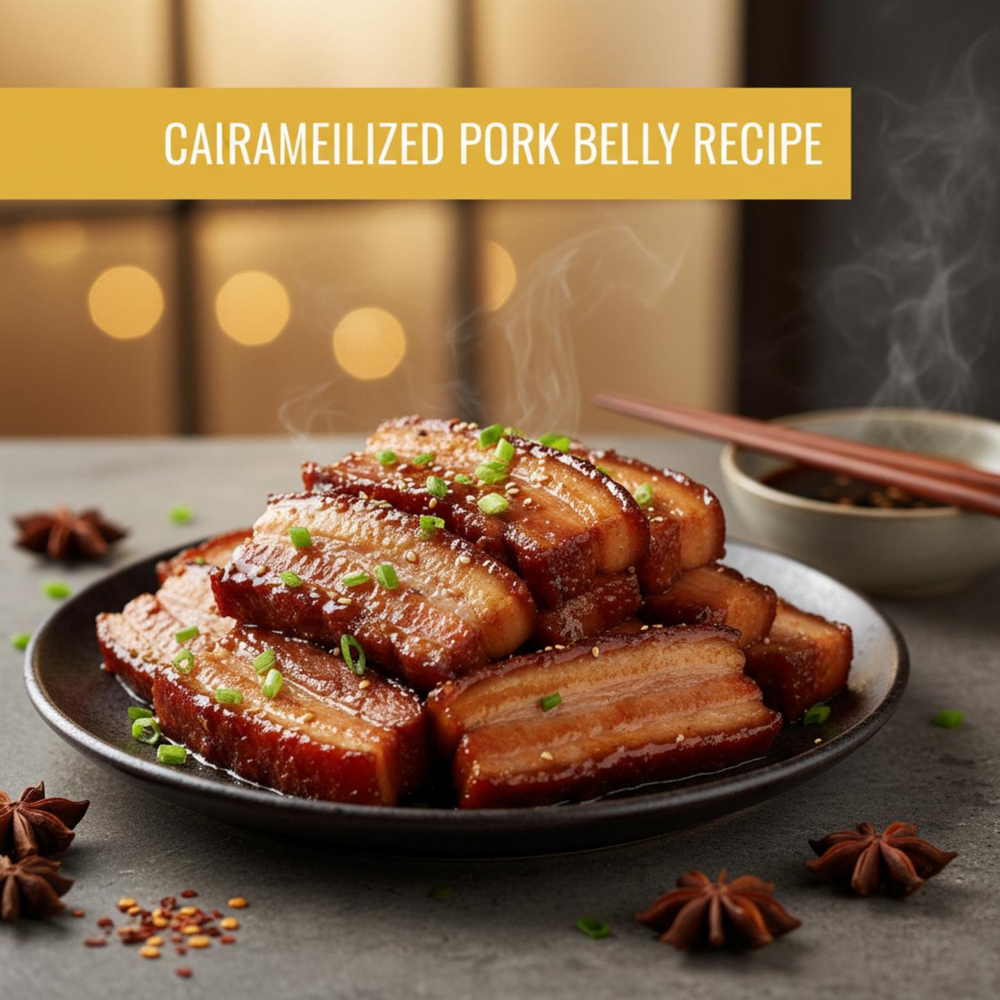 Caramelized Pork Belly Recipe