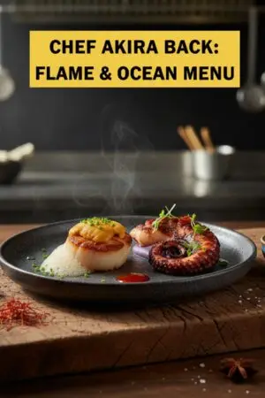 Chef Akira Back: Flame & Ocean Menu