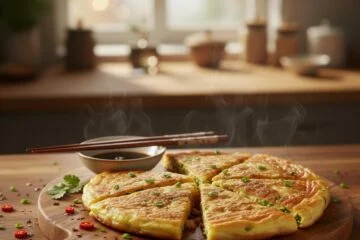 Chinese Egg & Meat Pancake
