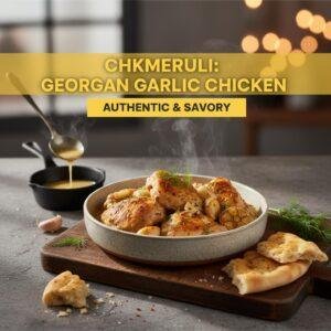 Chkmeruli: Georgian Garlic Chicken