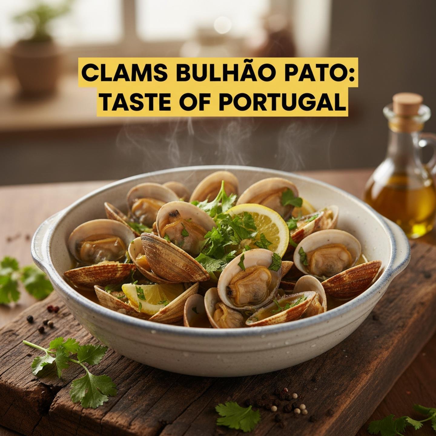 Clams Bulhão Pato: Taste of Portugal
