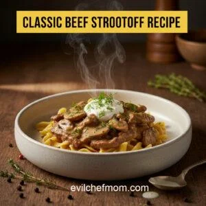 Classic Beef Stroganoff Recipe