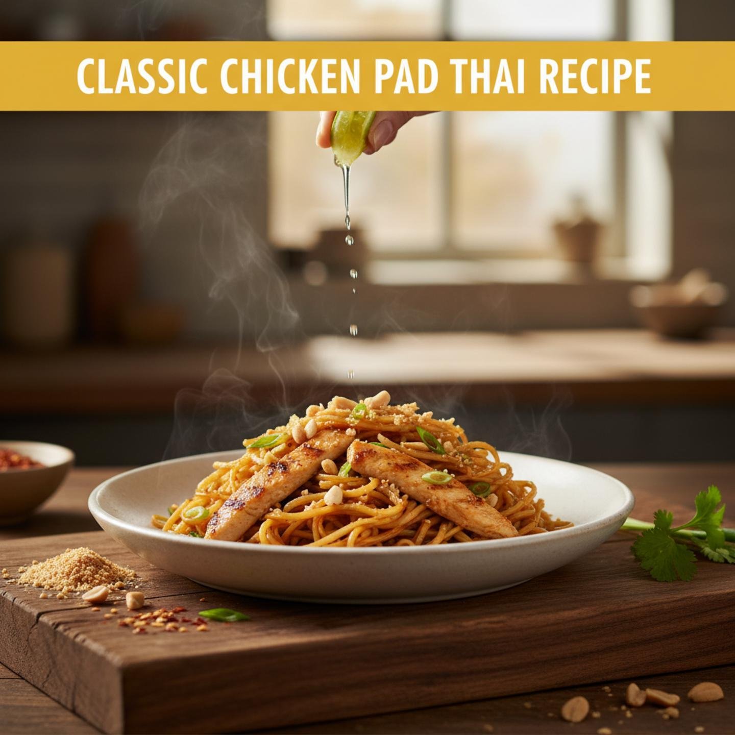 Classic Chicken Pad Thai Recipe