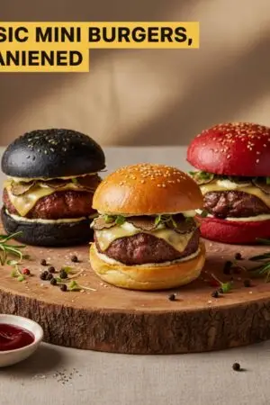 Classic Mini Burgers, Reimagined