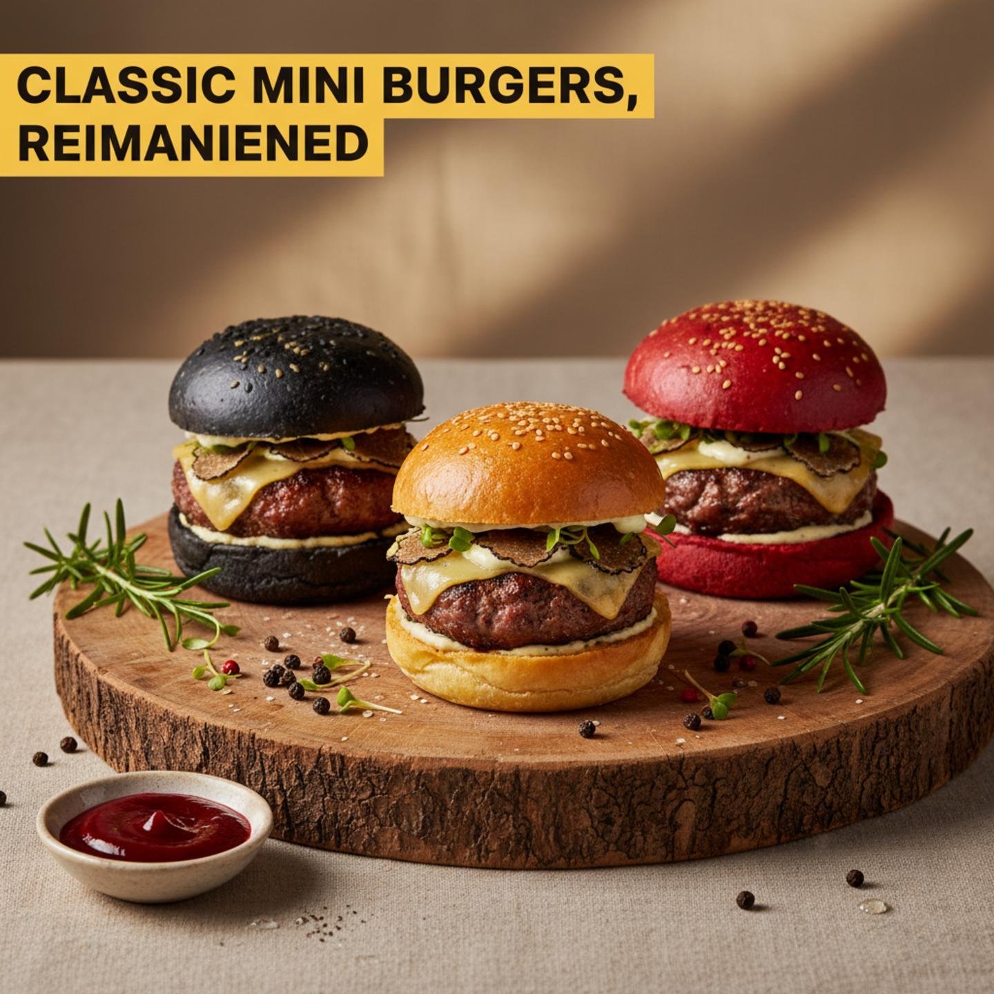 Classic Mini Burgers, Reimagined
