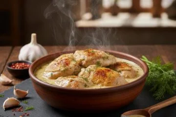 Classic Shkmeruli Chicken