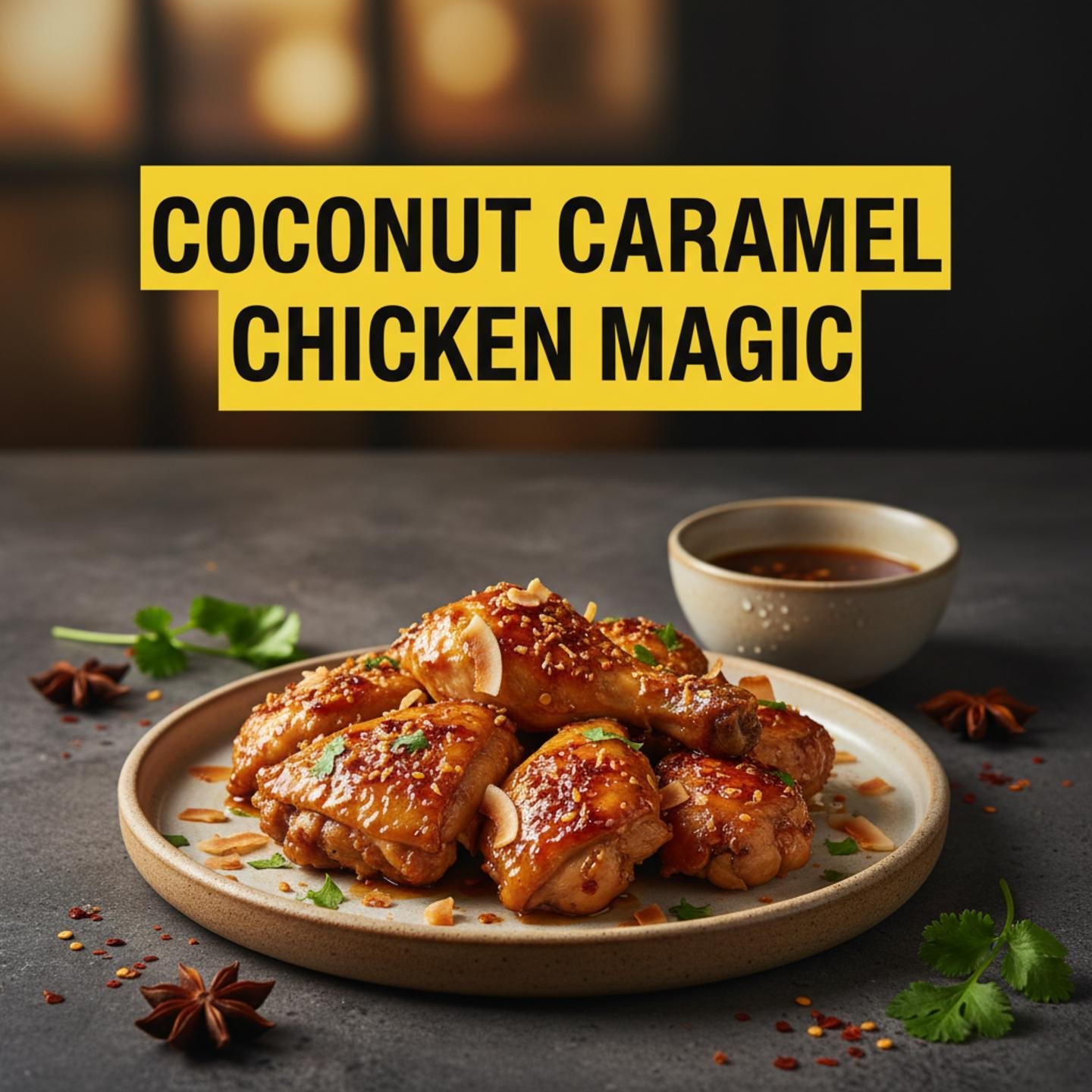 Coconut Caramel Chicken Magic