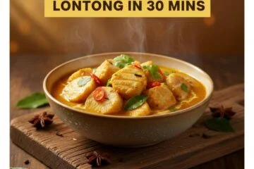 Codfish Curry Lontong in 30 Mins