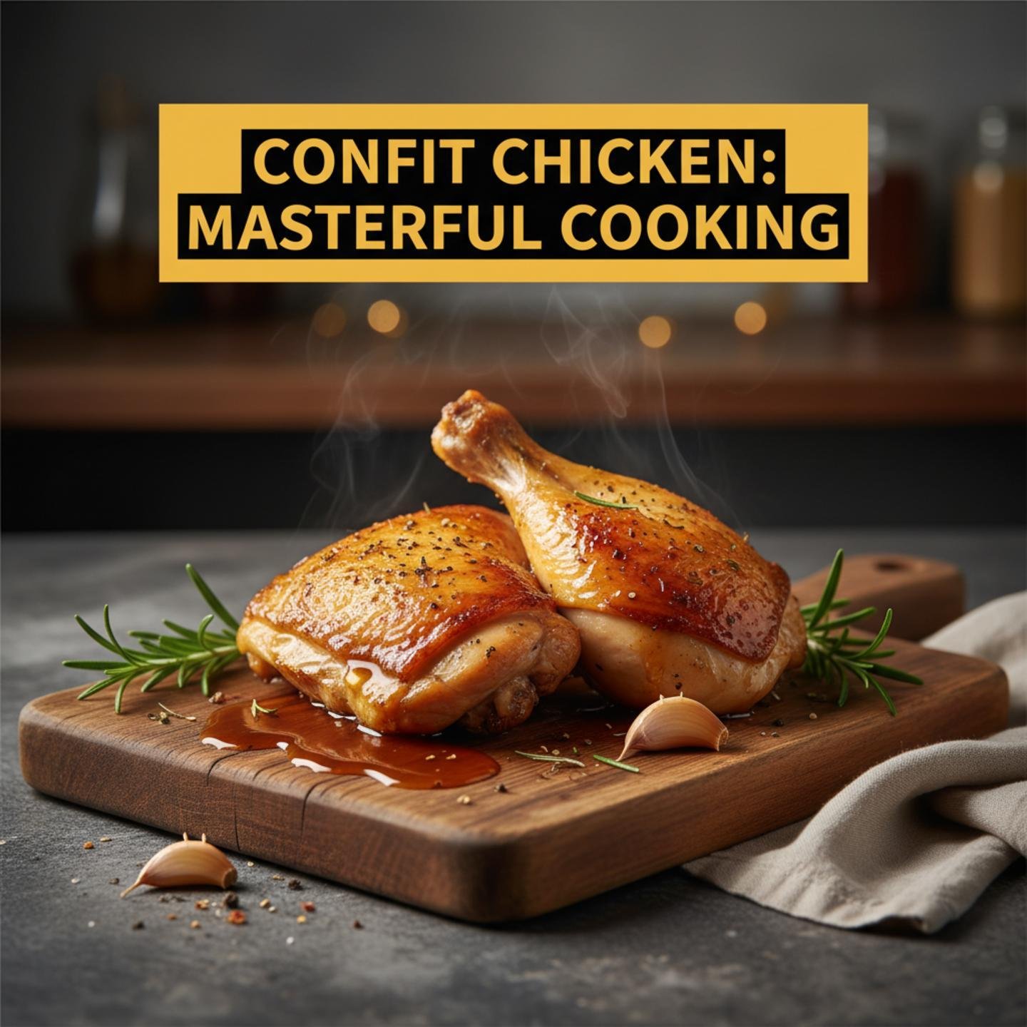 Confit Chicken: Masterful Cooking
