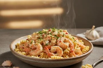 Costco Garlic Shrimp Pasta