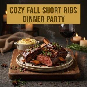 Cozy Fall Short Ribs Dinner Party