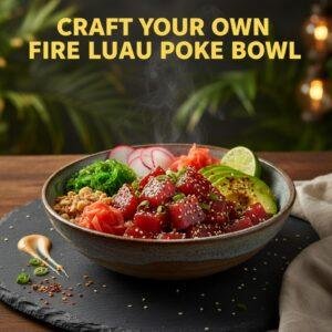 Craft Your Own Fire Luau Poke Bowl