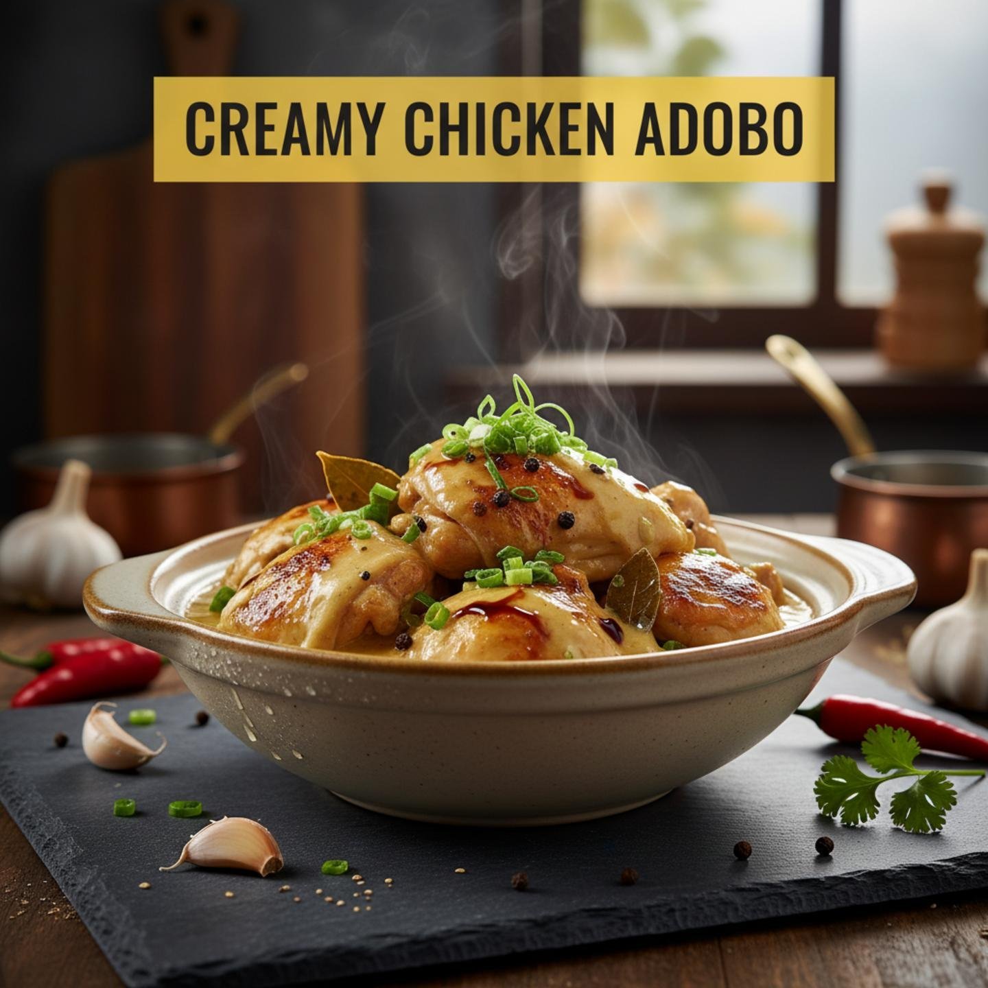 Creamy Chicken Adobo