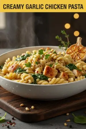 Creamy Garlic Chicken Pasta