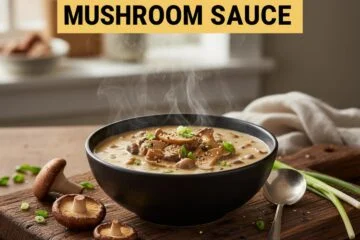 Creamy Korean Mushroom Sauce