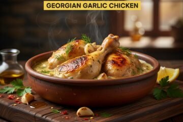 Creamy Shkmeruli: Georgian Garlic Chicken