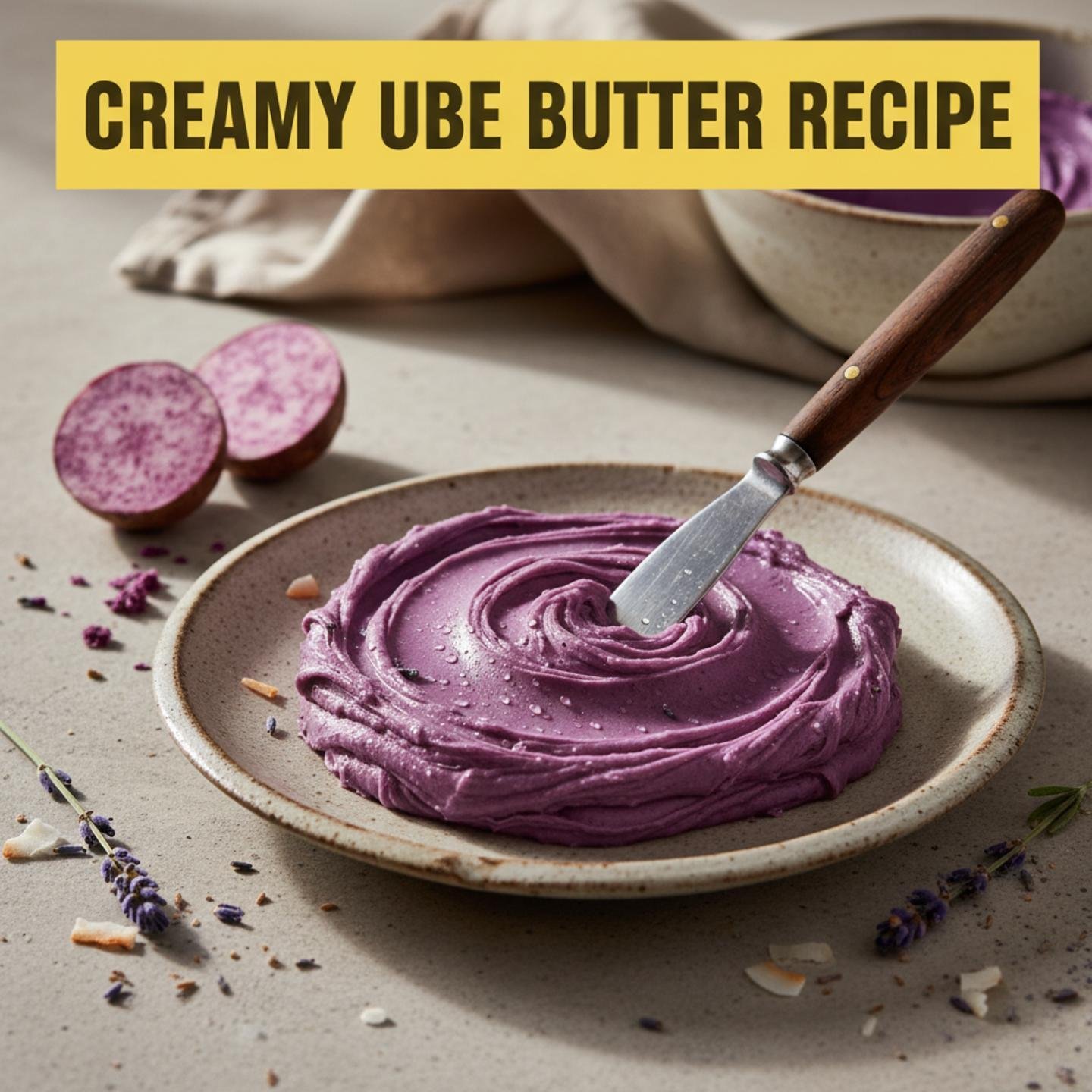 Creamy Ube Butter Recipe