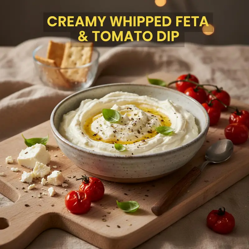 Creamy Whipped Feta & Tomato Dip
