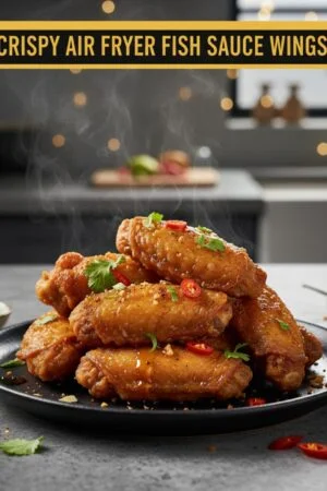 Crispy Air Fryer Fish Sauce Wings