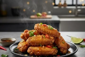 Crispy Air Fryer Fish Sauce Wings