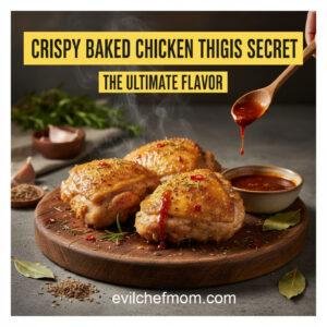 Crispy Baked Chicken Thighs Secret