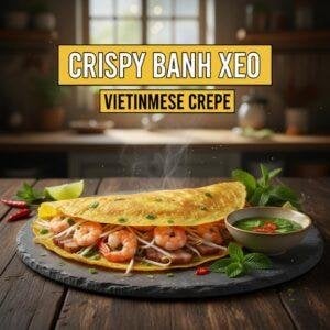 Crispy Banh Xeo: Vietnamese Crepe