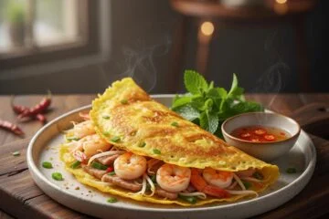 Crispy Banh Xeo Vietnamese Crepes