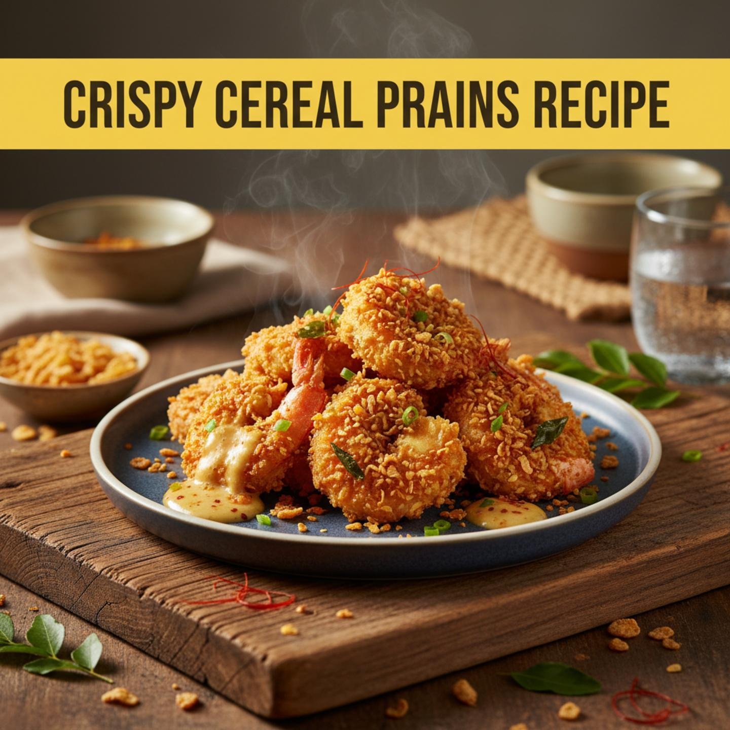 Crispy Cereal Prawns Recipe