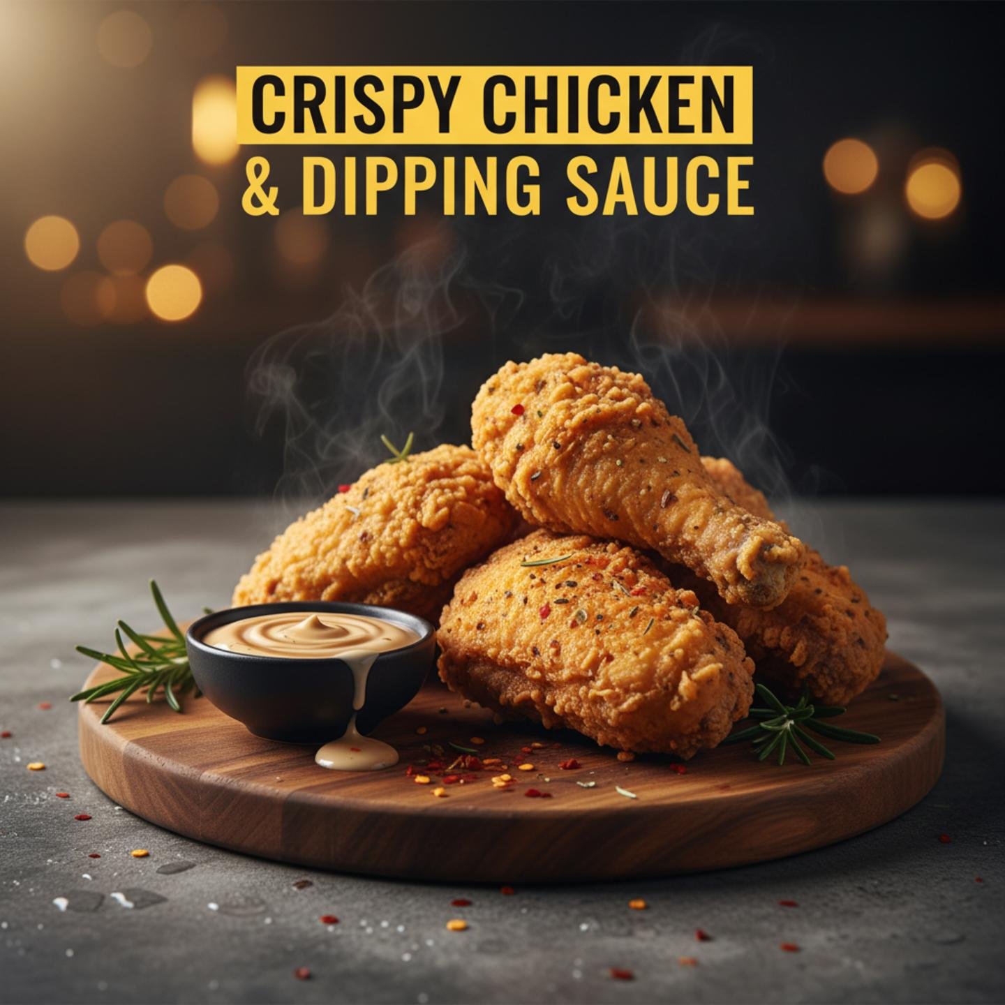 Crispy Chicken & Dipping Sauce