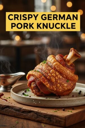 Crispy German Pork Knuckle (Schweinshaxe)