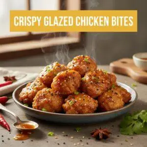Crispy Glazed Chicken Bites