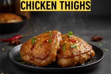 Crispy Glazed Chicken Thighs
